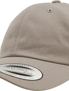 Flexfit 6245CM 6 panelová bavlněná keprová kšiltovka 55.6245 khaki