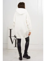 Zateplená mikina s jahodovým motivem ecru Zateplená mikina s jahodovým motivem ecru