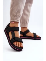 Dámské sandály na platformě Lee Cooper LCW-24-05-2751L Černé