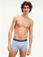 Boxerky 3pcs 1U87903841-020 červenomodrá - Tommy Hilfiger