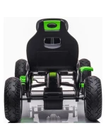 MOTOKÁROVÉ ŠLAPACÍ AUTO ENERO 18 ČERNÉ A ZELENÉ