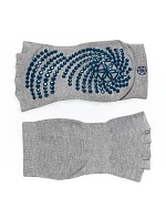 Protiskluzové ponožky na jógu bez prstů GAIAM 63708 Protiskluzové ponožky na jógu bez prstů GAIAM 63708