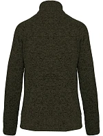 Kariban K 9107 Dámská melanžová pletená fleecová bunda 20.9107 dark khaki melange Kariban K 9107 Dámská melanžová pletená fleecová bunda 20.9107 dark khaki melange