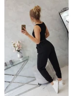 Souprava top+kalhoty černá