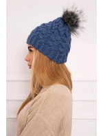 Daria K217 džínová fleecová čepice