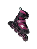 Dětské kolečkové brusle 92800482425 černo-růžové - Martes