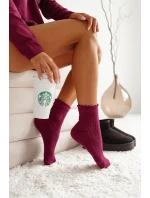 Dámské prolamované ponožky ve tvaru rybí kosti 0989.002