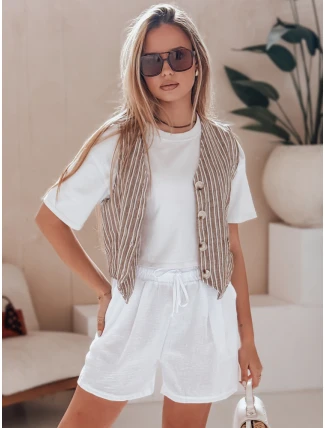 Dámské šortky RELAX TIME white FashionStreet SY0462