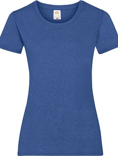 Fruit of the Loom Lady-Fit Valueweight T Dámské tričko 16.1372 retro heather royal