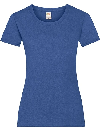 Fruit of the Loom Lady-Fit Valueweight T Dámské tričko 16.1372 retro heather royal Fruit of the Loom Lady-Fit Valueweight T Dámské tričko 16.1372 retro heather royal