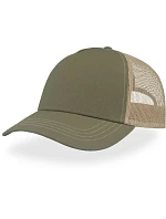Atlantis Headwear Rapper Canvas-S 5 panelová Trucker kšiltovka 33.0234 olive/khaki Atlantis Headwear Rapper Canvas-S 5 panelová Trucker kšiltovka 33.0234 olive/khaki