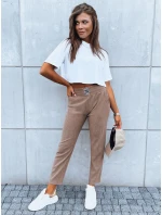 Dámské tepláky MOONLIGHT camel FashionStreet UY1642