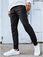 Pánské černé tepláky FashionStreet UX4273 Pánské černé tepláky FashionStreet UX4273