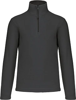 Kariban K 912 Mikrofleecová mikina s 1/4 zipem "Enzo" 20.K912 dark grey