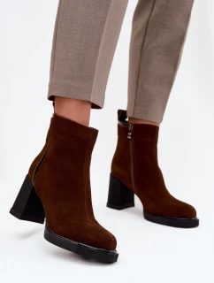 Boty na podpatku model 217493 Step in style