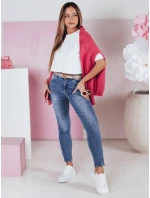 Dámské džínové úzké kalhoty WERNI navy blue FashionStreet UY2366