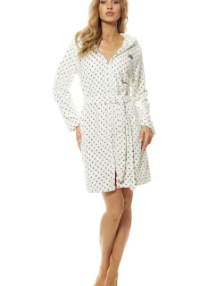 Dámský župan 7119 white - L&L