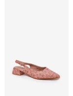 Pletené Dámské Sandály Na Jemném Podpatku Multikolor Jorela