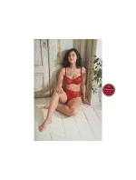 Dámská podprsenka Provence 0080505 Červená - Conturelle Felina Dámská podprsenka Provence 0080505 Červená - Conturelle Felina