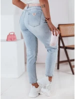 Dámské džínové kalhoty slim fit s páskem SLIMLOVE FashionStreet UY2346