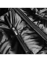 Černá dámská vesta s asymetrickou spodní částí (B8129-1) Černá dámská vesta s asymetrickou spodní částí (B8129-1)