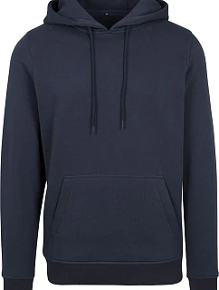 Build your Brand BY 011 Mikina s kapucí z těžké bavlny 56.0011 navy
