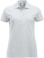 Clique Classic Marion S/S Dámské piqué polo z těžké bavlny 67.8246 white Clique Classic Marion S/S Dámské piqué polo z těžké bavlny 67.8246 white