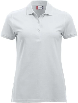 Clique Classic Marion S/S Dámské piqué polo z těžké bavlny 67.8246 white Clique Classic Marion S/S Dámské piqué polo z těžké bavlny 67.8246 white