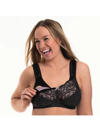 Miss Orely podprsenka na kojení Full Cup 5099 black - Anita Maternity