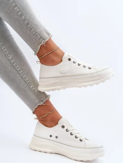 Dámské tenisky na masivní podrážce Big Star NN274126 Bílé