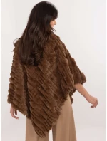 Pončo AT PN 2347.16 hnědé