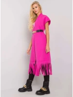 Dámský přehoz DHJ NA A17206.69 fluo růžová