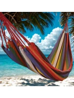 1 OSOBNÍ ZAHRADNÍ HAMMOTA 200x80CM S PŘIKRÝVKOU 1064000