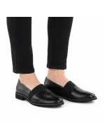 Dámské černé polobotky Jezzi RMR25128