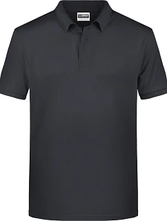 Daiber 8010 Pánské piqué polo z bio bavlny 02.8010 graphite