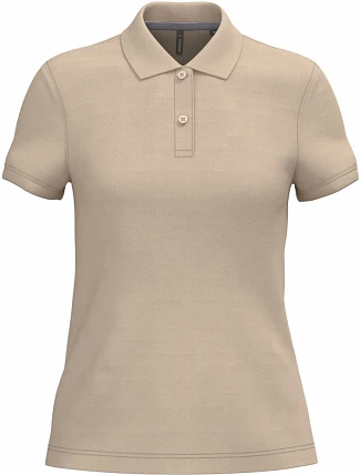 Kariban K 242 Dámské piqué polo 20.K242 light sand Kariban K 242 Dámské piqué polo 20.K242 light sand