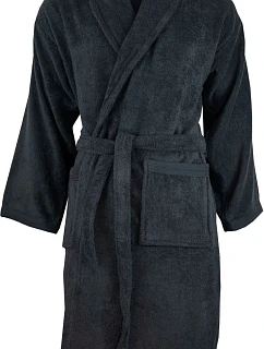 The One Towelling Organic Bathrobe Župan z bio bavlny 48.1084 anthracite