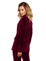 Sametové sako s knoflíkem M643 - Moe Sametové sako s knoflíkem M643 - Moe