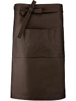 Kariban K 887 Barová zástěra středně dlouhá 20.K887 chocolate