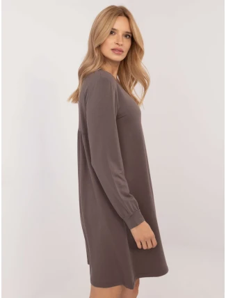 Šaty RV SK A 165.61 tmavě hnědé Šaty RV SK A 165.61 tmavě hnědé