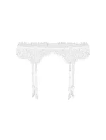 Podvazkový pás Fuchsia bílá - Julimex