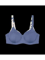 Dámská plavková podprsenka Summer Allure W sd 01 modré/ecru - Triumph Dámská plavková podprsenka Summer Allure W sd 01 modré/ecru - Triumph