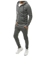 FashionStreet pánské tmavě šedé tepláky AX0379