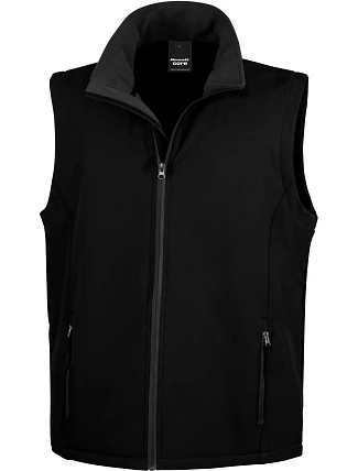 Result R 232M Pánská 2-vrstvá softshell vesta "Printable" 30.232M black/black Result R 232M Pánská 2-vrstvá softshell vesta "Printable" 30.232M black/black