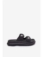 Pěnové Dámské Sandály Na Platformě Černé Falowena