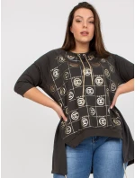 Šaty RV SK 7726.56P tmavá khaki Šaty RV SK 7726.56P tmavá khaki