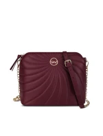 Dámská kabelka Vuch Cara Rays Wine Dámská kabelka Vuch Cara Rays Wine