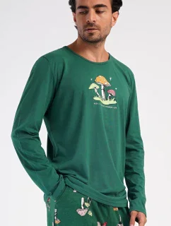 Pánské pyžamo dlouhé Muchomůrky