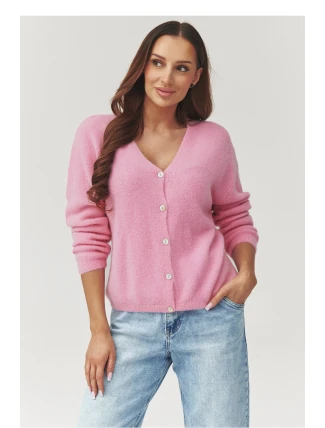 Svetr na zapínání  model 223255 Makadamia