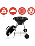 KULOVÝ ZAHRADNÍ GRIL REX STEEL 46CM S POPELNÍKEM